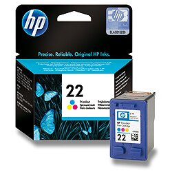 HP - cartridge C9352AE, color č. 22 (barevná) pro inkoustové tiskárny