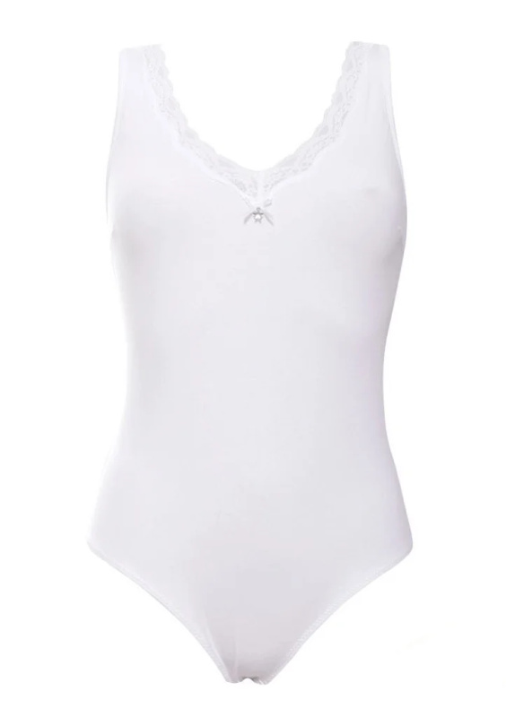 Sielei Dámské tílkové body Siélei 1448 Barva: Bílá, Velikost: M