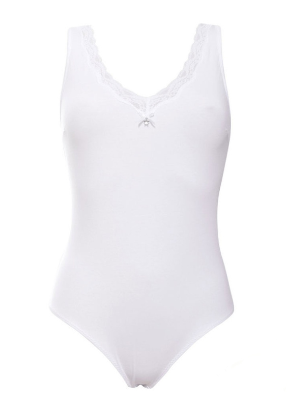 Sielei Dámské tílkové body Siélei 1448 Barva: Bílá, Velikost: XL