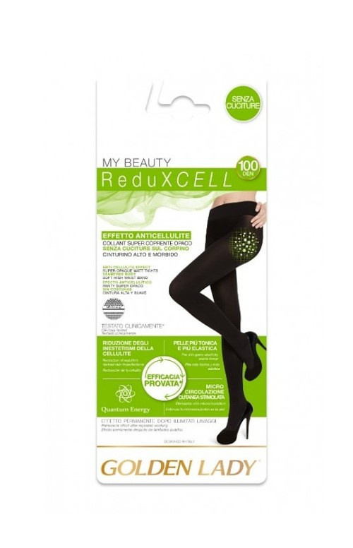 Golden Lady My Beauty Reduxcell punčocháče 100 den 2-5 nero/černá 5-XL