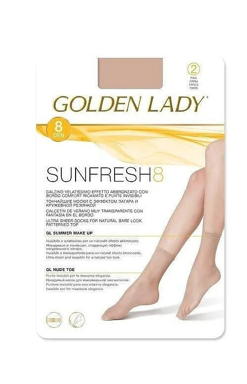 Ponožky Golden Lady Sunfresh 8 den A'2 gobi/odc.béžová univerzální
