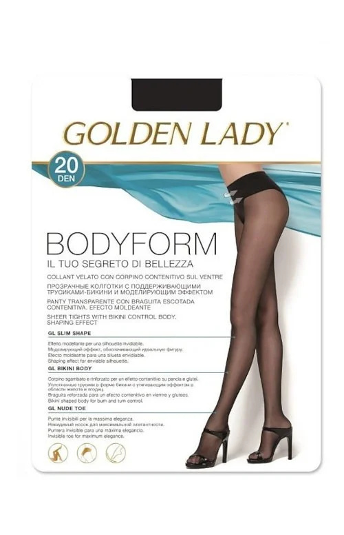 Dámské punčochové kalhoty Golden Lady Bodyform 20 den castoro/odc.hnědá 2-S