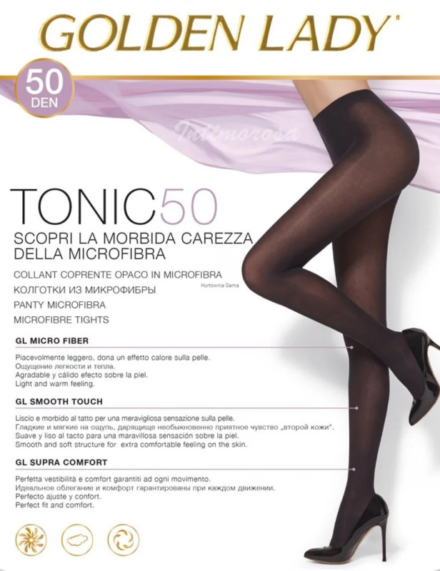 Punčochové kalhoty TONIC 50 nero 2