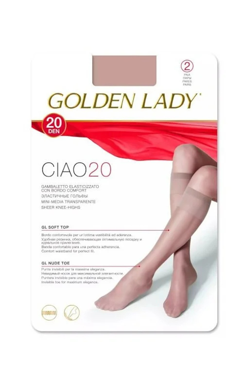 Dámské podkolenky | Golden Lady |Ciao 20 den meloun/odd.béžová Univerzální