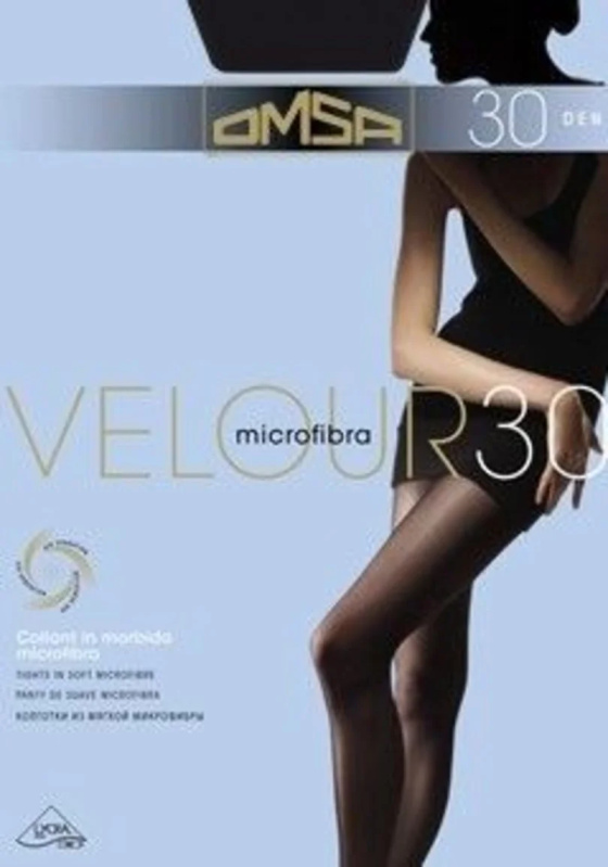 Dámské punčochové kalhoty VELOUR 30 - OMSA nero 2