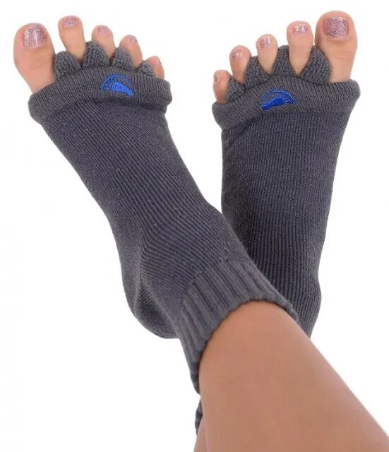 Adjustační ponožky - CHARCOAL 43-46 tm. šedá