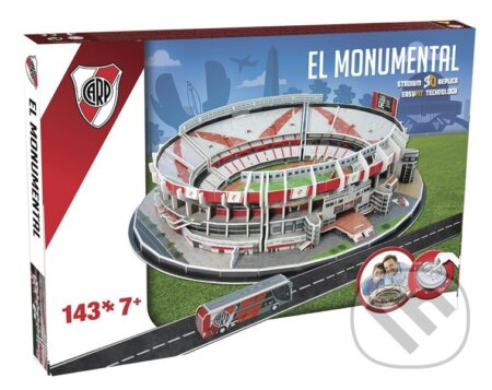 Nanostad: ARGENTINA - El Monumental (River Plate) - puzzle z kategorie 3D puzzle