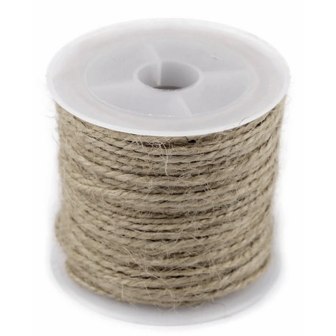Jutový provázek přírodní 1,7mm (10m)