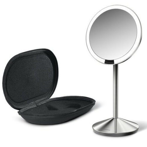 Simplehuman Sensor Tru-lux 10x zvětšení kosmetické zrcátko dobíjecí
