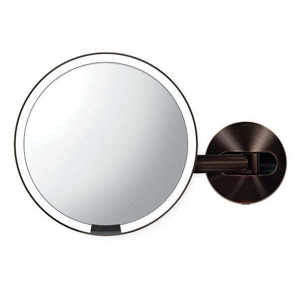 Simplehuman Sensor LED kosmetické zrcátko dark bronz ocel
