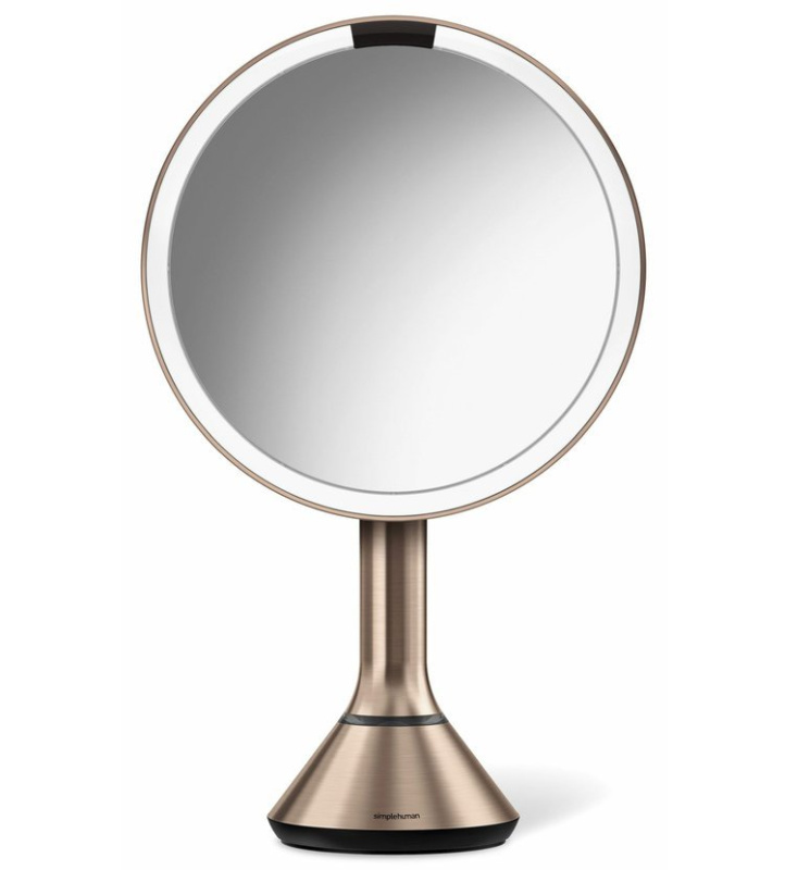Simplehuman Dual Touch kosmetické zrcátko rose gold nerez ocel SHST3053