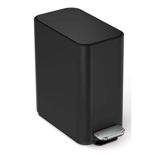 Simplehuman Slim Step Can pedálový odpadkový koš 5 l černá ocel