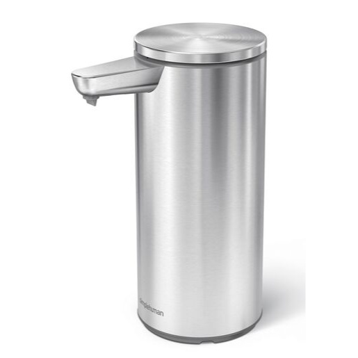 Bezdotykový dávkovač mýdla Simplehuman 266 ml dobíjecí kartáčovaná nerez SHST1082