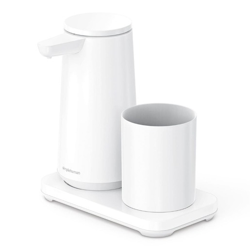 Simplehuman bezdotykový dávkovač mýdlové pěny – 296 ml matná černá ocel dobíjecí ST1094