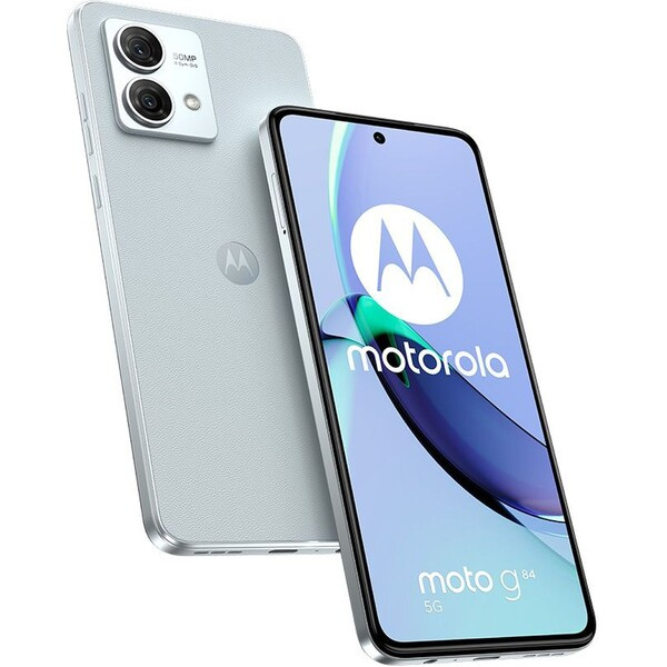 Motorola Moto G84 5G 8GB/256GB marshmallow modrá (veganská kůže) Světle modrá