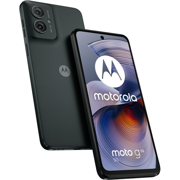Motorola Moto G55 5G 8+256 GB gsm tel. Forest Grey Šedá