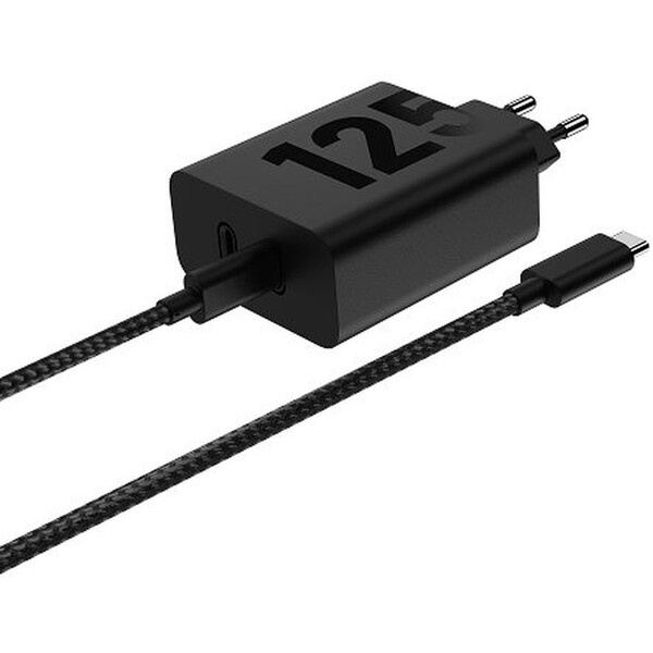 Motorola TurboPower nabíječka 125W 2x USB-C s USB-C/USB-C kabelem černá