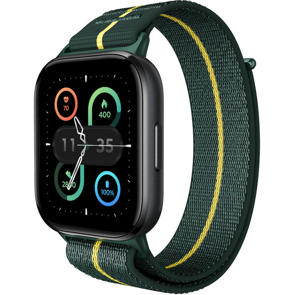 Motorola Moto Watch Fit chytré hodinky černé/zelené Černá/Zelená