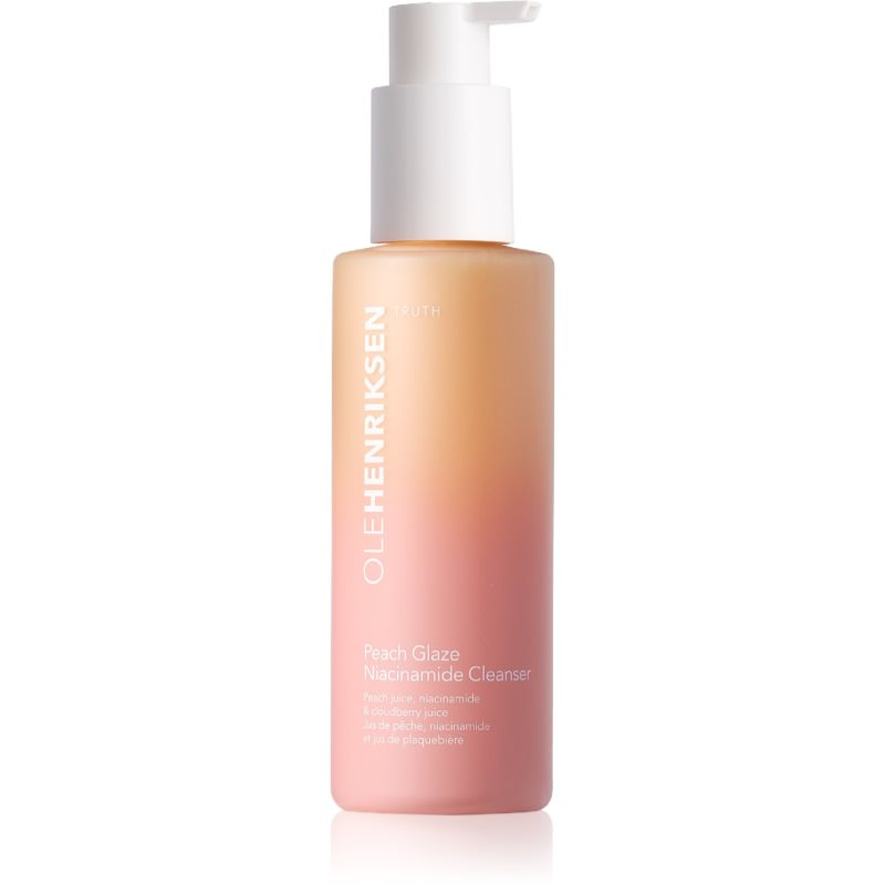 OLEHENRIKSEN Truth Peach Glaze Glow Niacinamide Cleanser čisticí pěnivý gel pro rozjasnění a hydrataci 150 ml