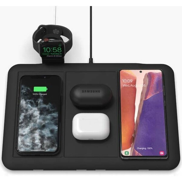 Mophie 4v1 bezdrátová nabíječka černá Černá