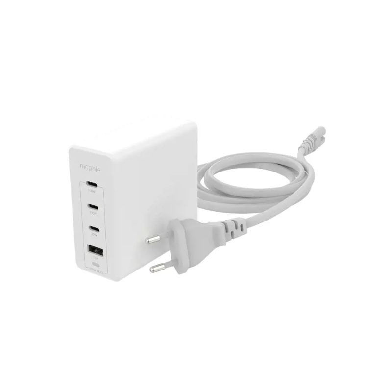 Síťový adaptér Mophie 120W GaN - bílá