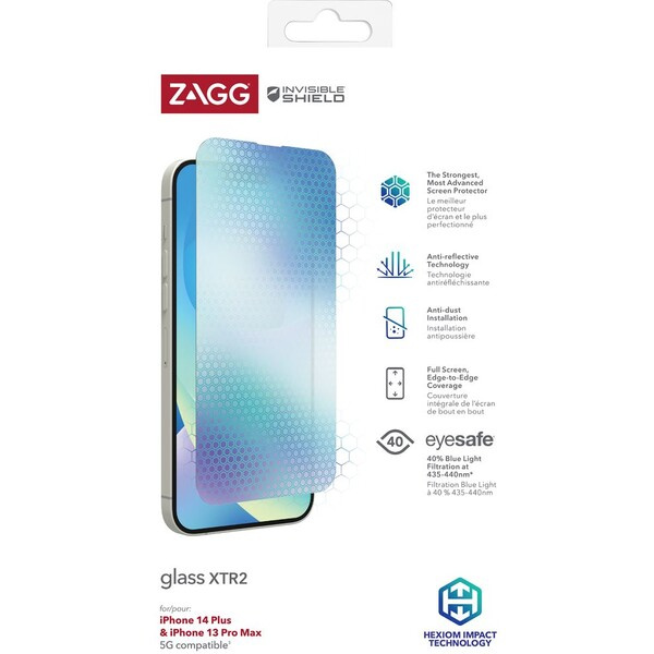 Invisible Shield XTR2 ochranné sklo pro iPhone 14 Plus/13 Pro Max ZG200110317 Čirá