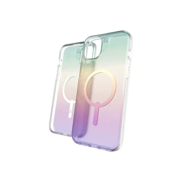 MagSafe kryt pro iPhone 15 Plus ZAGG Case Milan Snap - duhový
