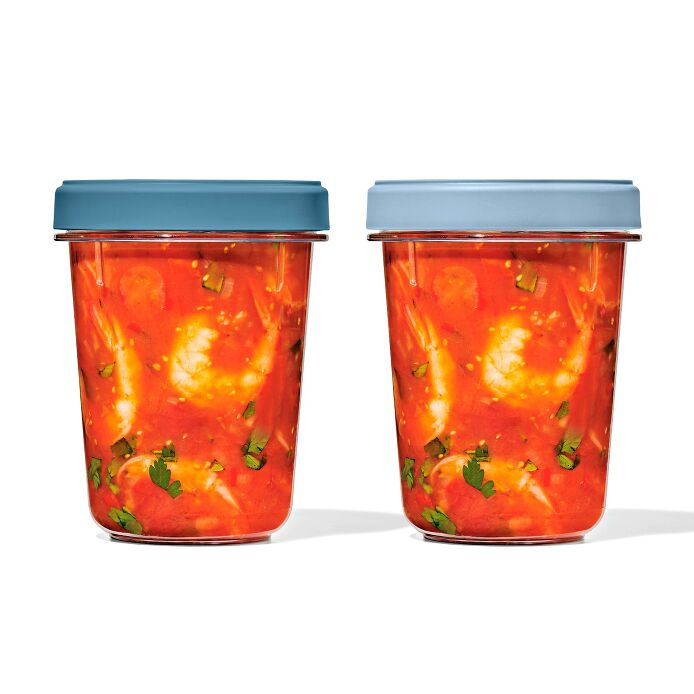 OXO Sada stohovatelných dóz na potraviny Twist&Stack, 950 ml, 2 ks 11393600