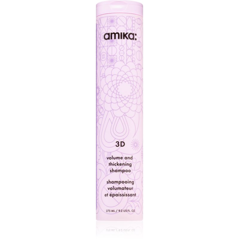 amika 3D Volume & Thickening Shampoo objemový šampon pro vlasy postrádající hustotu 275 ml