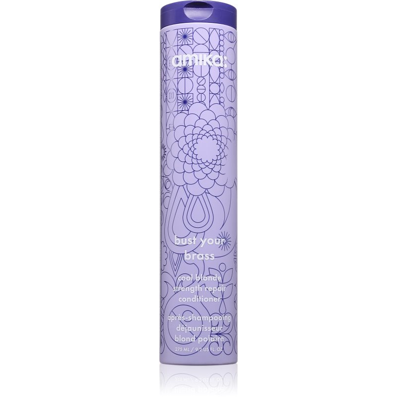 amika Bust Your Brass Cool Blonde Strenght Repair Conditioner kondicionér pro blond vlasy 275 ml