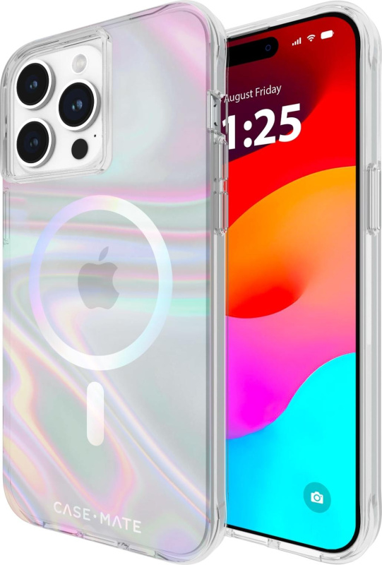 Case Mate Ochranný kryt na iPhone 15 Pro MAX - Case Mate, Soap Bubble MagSafe