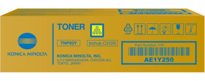 Originální toner Konica Minolta TNP-92Y - žlutý