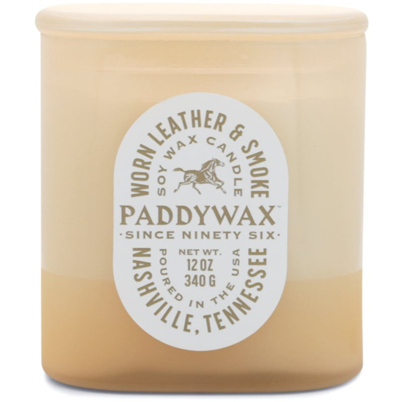 Paddywax Vista Worn Leather & Smoke vonná svíčka 340 g