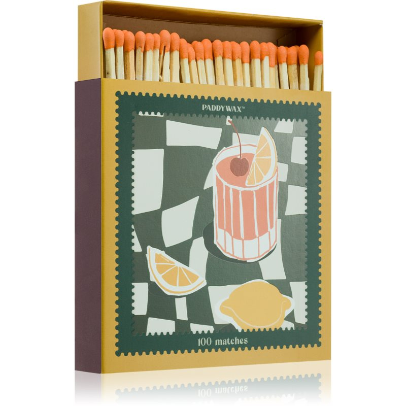 Paddywax Jumbo Boxed Cocktail zápalky 1 ks