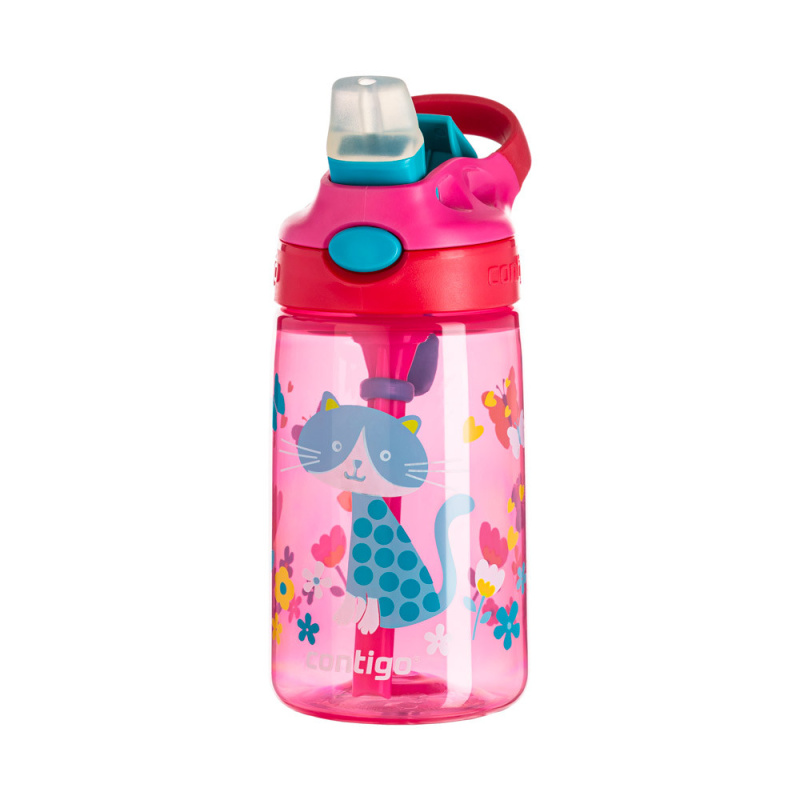 Contigo Dětská láhev Gizmo Flip Cherry Cat růžová 420 ml