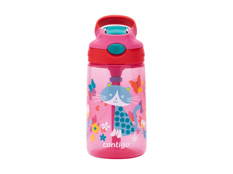 Contigo Dětská láhev Gizmo Flip Cherry Cat růžová 420 ml