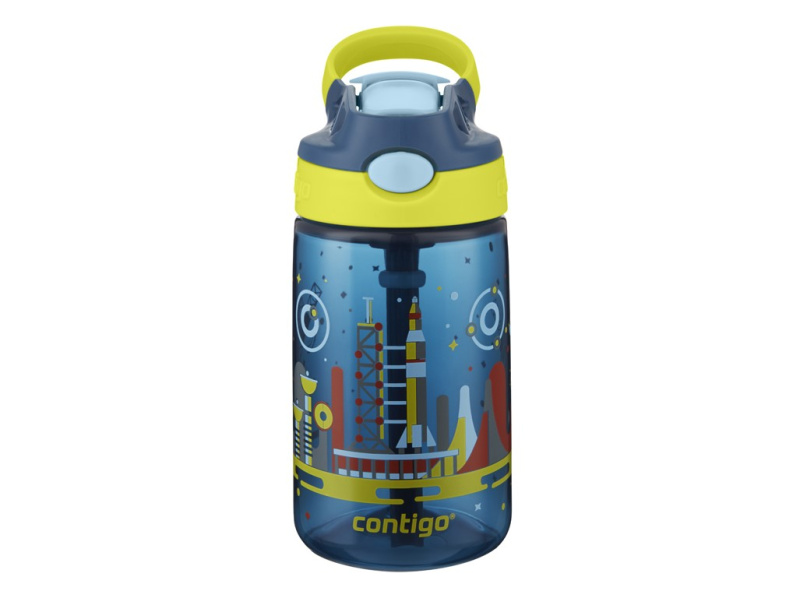 Dětská hydratační lahev Contigo James 420 ml - tmavomodrá vesmír