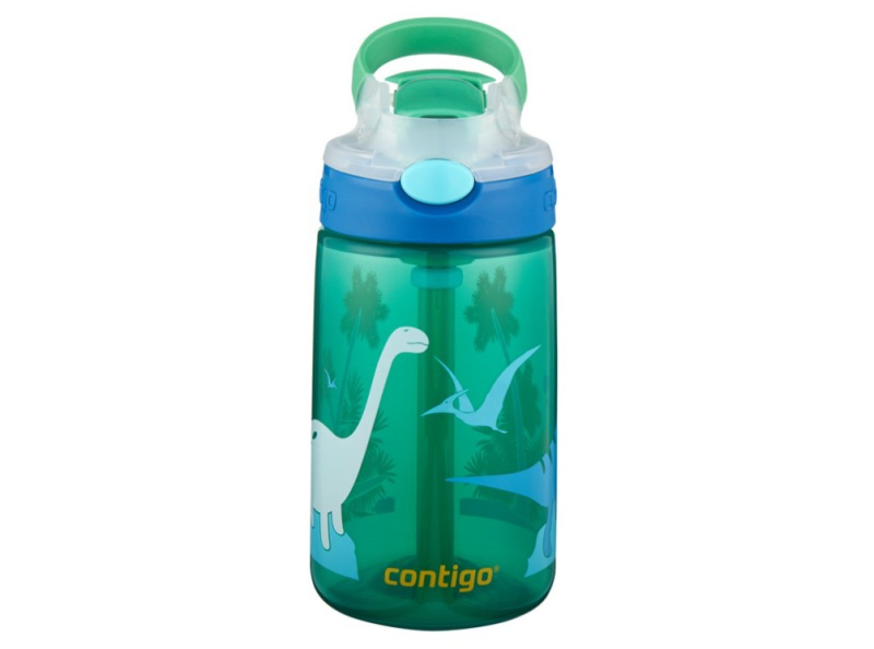 Contigo Dětská láhev Gizmo Flip Jungle Dino zelená 420 ml