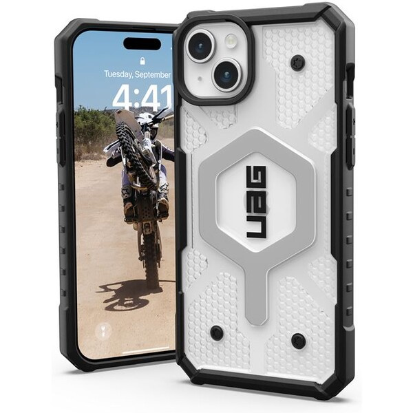UAG Pathfinder MagSafe, ice - iPhone 15 Plus (114311114343) Bílá