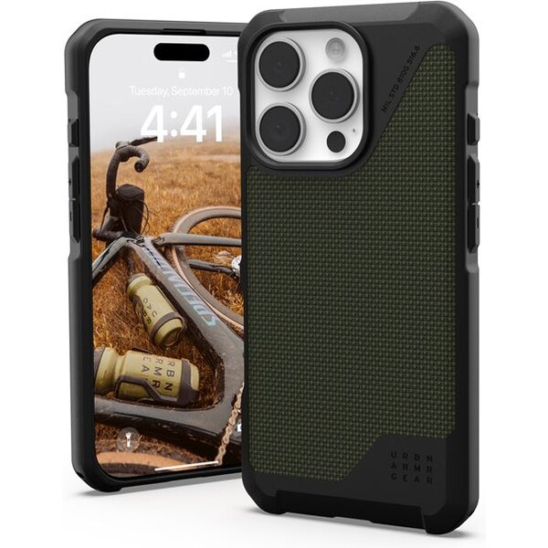 UAG Metropolis LT Magsafe Kevlar kryt iPhone 16 Pro olivově zelený