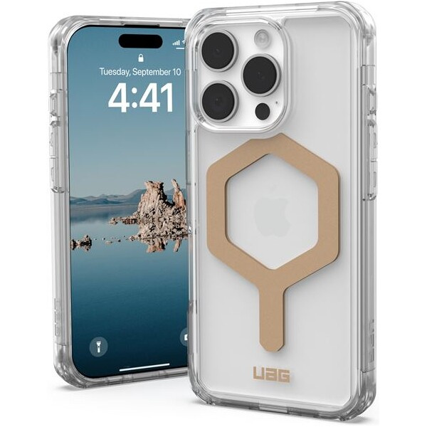 UAG Plyo Magsafe kryt iPhone 16 Pro bílý/zlatý