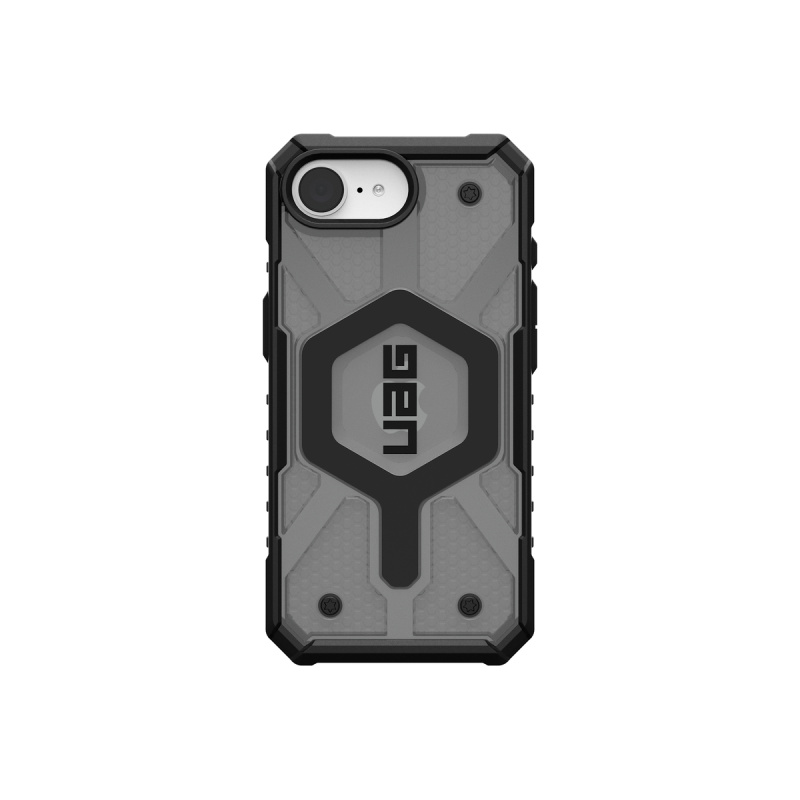 UAG Pathfinder Clear Magsafe kryt iPhone 16e šedý