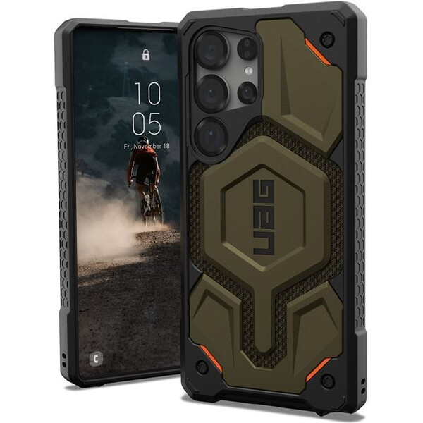 UAG Monarch Pro kryt Samsung Galaxy S25 Ultra Kevlar zelený
