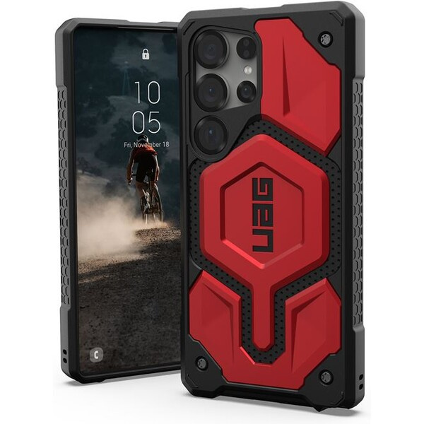 UAG Monarch Pro kryt Samsung Galaxy S25 Ultra červený