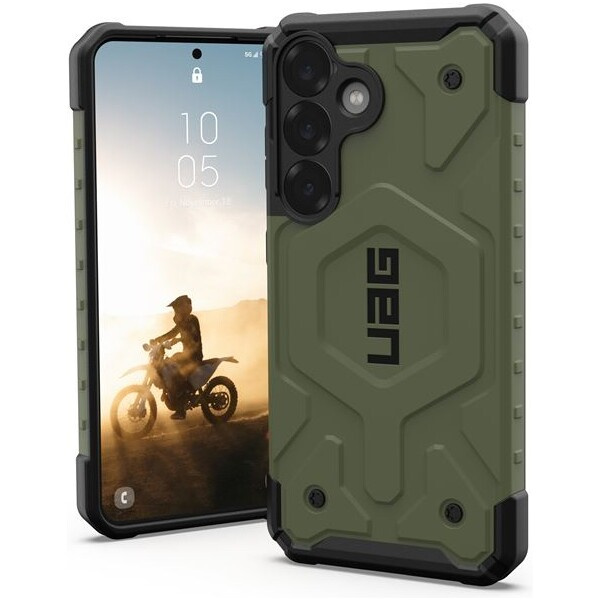 UAG Pathfinder w/ Magnet kryt Samsung Galaxy S25 olivově zelený