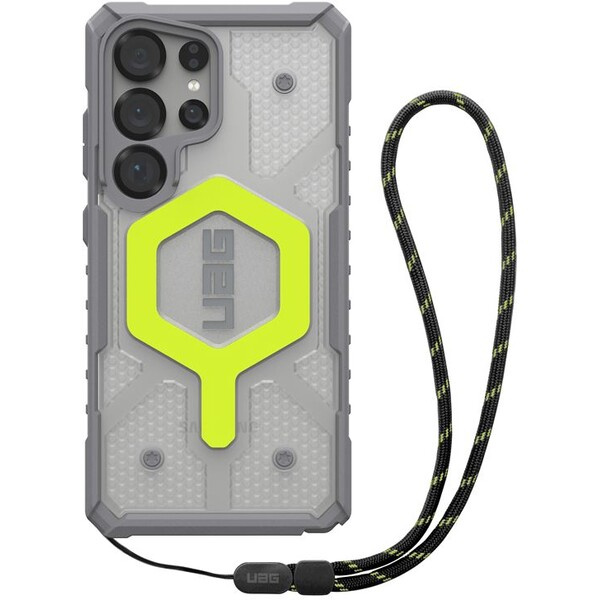 UAG Pathfinder Clear w/Magnet kryt Samsung Galaxy S25 Ultra neonově zelený