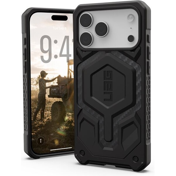 Kryt pro iPhone 17 Pro Max UAG Monarch Pro - karbonový