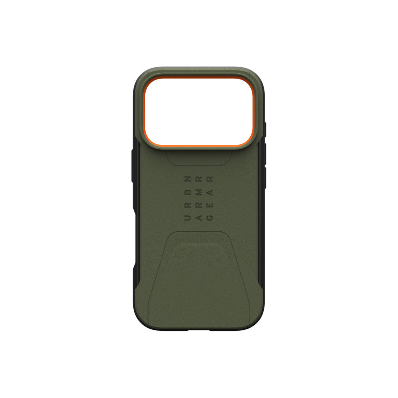 Kryt pro iPhone 17 Pro UAG Civilian Magsafe - olivově oranžový