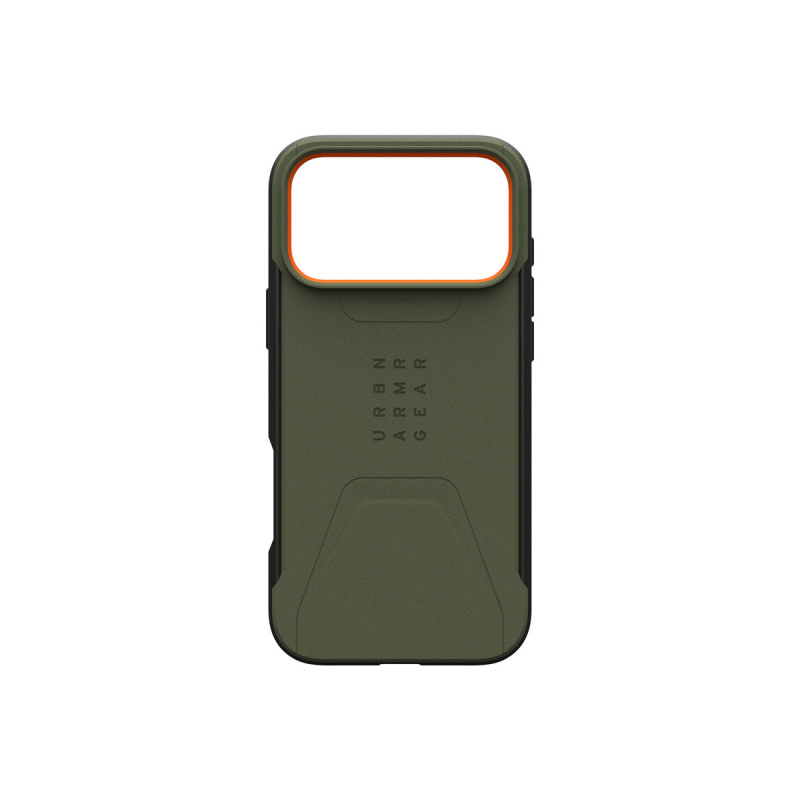 Kryt pro iPhone 17 Pro Max UAG Civilian Magsafe - olivově oranžový