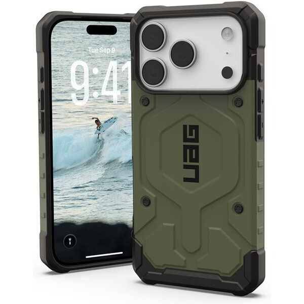 UAG Pathfinder Magsafe kryt iPhone 17 Pro zelený
